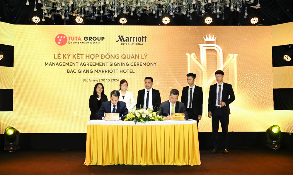 TUTA Group ký kết hợp tác với Marriott International tại Khu đô thị 5 sao quốc tế Royal Mansion.